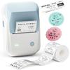 NIIMBOT B1 Label Maker Writer Smartphone Compatible Multifunction Printer 20-50mm Bluetooth Connection Blue White