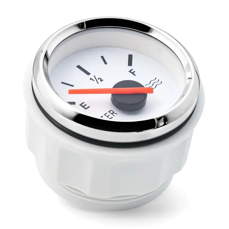 100-600mm Stainless Steel Marine Fuel Level Gauge Sensor Auto Red Color LED 0-190 Ohm Water Tank Meter Indicator for Car Boat