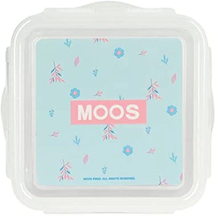 Boîte à lunch - SAFTA - MOOS - Couleur bleu turquoise - 13x13x7,5 cm - Résistance maximale