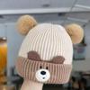 2025 Autumn/Winter Unisex Korean Knit Wool Hat for Kids and Babies - Warm, Trendy Pullover Design