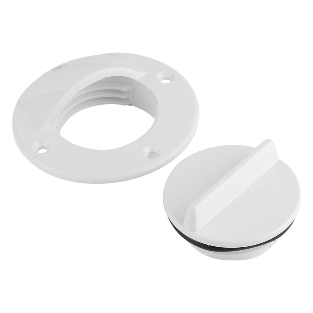 Universal Transom Drain Scupper Valve Deck Mount Bung Stopper Marine Boat Accessories