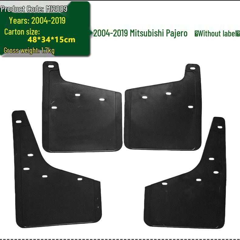 Kompatibel mit Reifen für 04-19 Pajero, 07 L200 und Schmutzfängern für 93 Lancer.