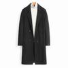 Autumn and Winter 10% Cashmere 90% Wool Coat Double-sided High-end Cashmere Coat Men's Long Woolen Coat