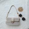 New High-texture Simple Temperament Chain Small Square Bag Single Shoulder Messenger Bag Fashionable Versatile Underarm Bag Women