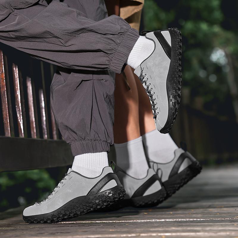 MCTIN Men Sneakers Unisex Fashionable Wide Barefoot Shoes Women Outdoor Off-road Hiking Shoes Lightweight Breathable Walking Shoes