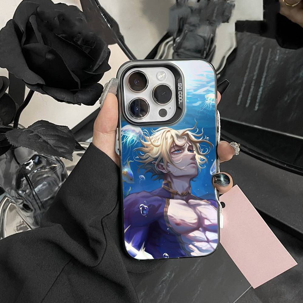 

D-Record of Ragnarok Anime Phone Case For iPhone 17,16,15,14,13,12,Pro MAX Black Matte Shockproof Cover iPhone17air