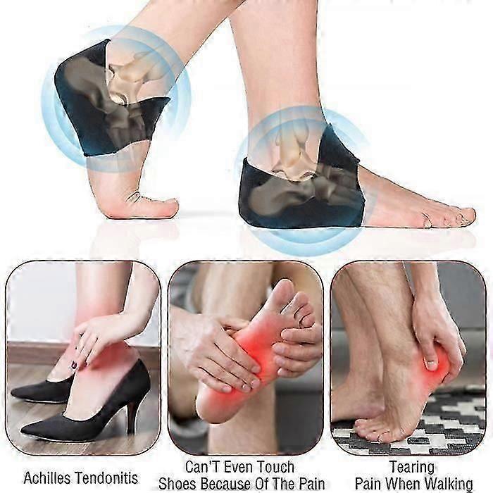 Pair Heel Spur Heel Protectors Shoes Silicone Heel Protectors Heel Spur Insole For Men and Women