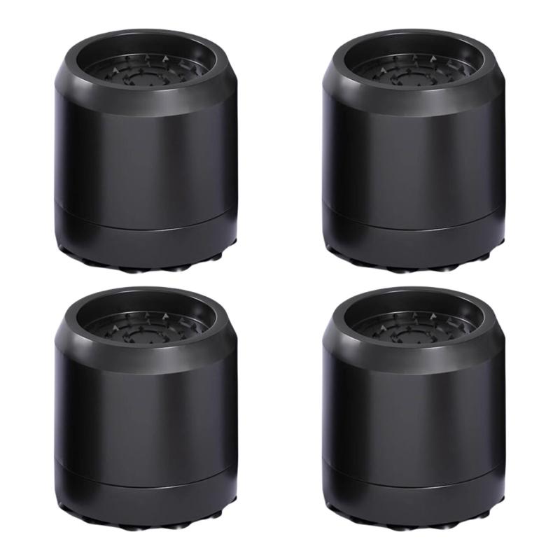 4 Pieces Washer Dryer Vibration Dampening Pads for Reduced Noise Anti-Vibration Feet Washing Machine Stabilizers 1