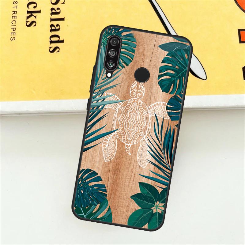 Mandala Wood Floral For Huawei Nova Y61 Y73 Y70 Y72 Y60 Y90 Y91 7i 8i 11i 12i 12s 9 10 SE P20 P30 P40 Lite Case