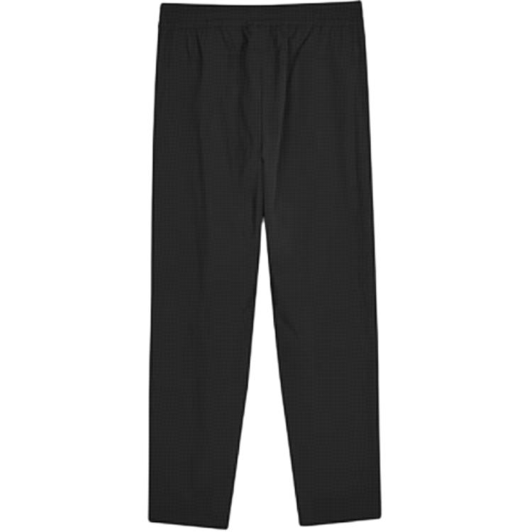 Skechers Printed Logo Elastic Waist Mid-Rise Fitted Straight-Leg Quick-Dry Casual Pants Men pants Carbon-Black L224M099-0018