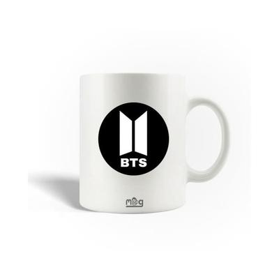 Mug - Bangtan Sonyeondan - BTS - Ceramic - White - 30cl - Dishwasher Safe