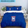 Ipswich FC Crest 3PCS Bedding set,Ideal for1pc Duvet Cover And 2pcs Pillowcases Perfect for Christmas gift,Ideal for Bedroom, Dormitory