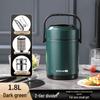Winter Stainless Steel Insulated Multi-layer Lunch Box - Portable, Large Capacity, Keeps Food Hot for 24 Hours, Perfect for Home or Office.