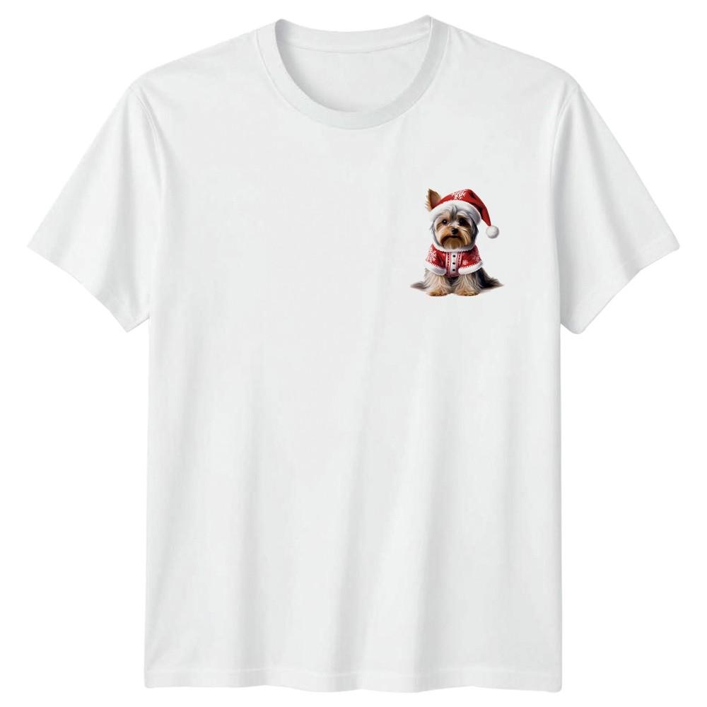 Yorkshire Terrier Christmas Holidays Unisexs TShirt Unisexs Graphic Tee S