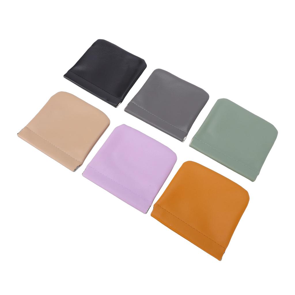 PU Leather Self Sealing Makeup Bags Set Portable Snap Closure Cosmetic   Pouch Travel Cosmetics Bag