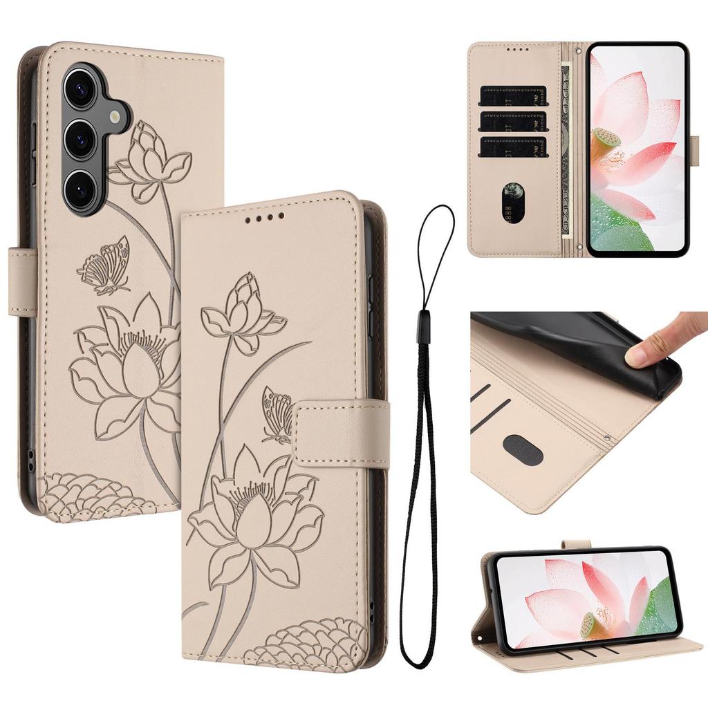 Étui Portefeuille en Cuir à Fleurs en Relief 3D avec Support Livre Pour iPhone 17 16 15 Pro Max Samsung S25 Xiaomi Redmi Note 14 Honor Oppo Fentes pour Cartes Rabat
