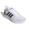 Adidas Court 80s Leather Suede Slip Resistant Durable Low Top Tennis Shoes Men Sneakers Black White Gray FW2871