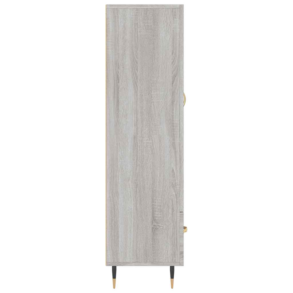 Highboard Grey Sonoma 69.5x31x115 cm Engineered Wood