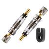 Bike Tire Valve Core Set Bicycle Tyre Air Valve Core Repair Tool Kit Replacement for Presta Bicycle American French Wrench