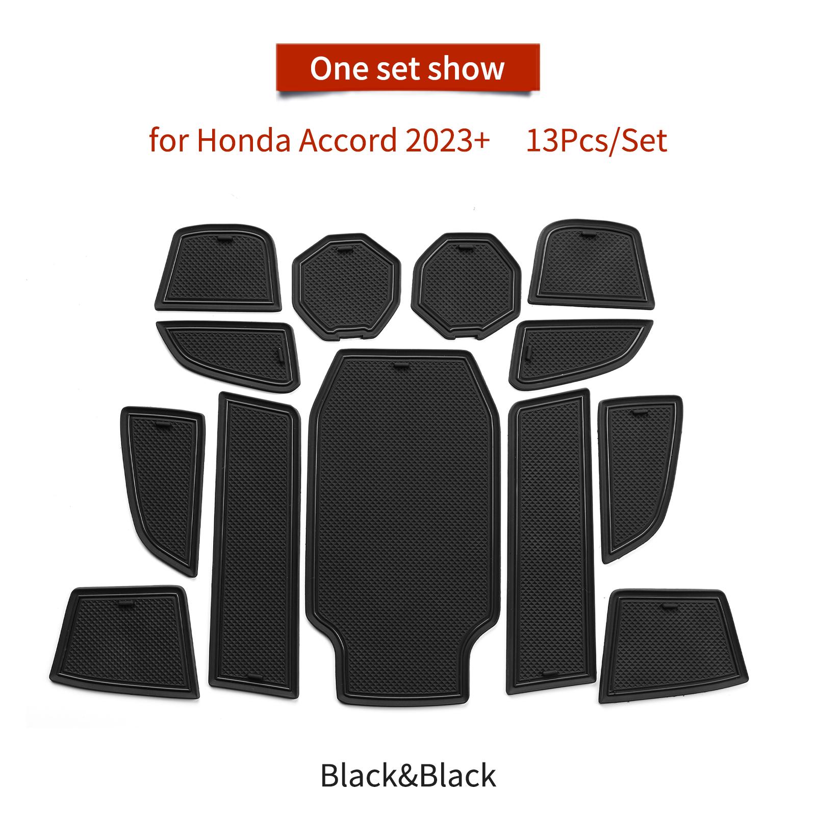 

Коврик Smabee Gate Slot для Honda Accord 2024, противоскользящий коврик для двери автомобиля, подстаканник, коврик для дверного паза, резиновый аксессуар для интерьера