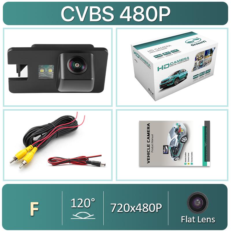 GreenYi AHD 1080P Vehicle Night Vision Plate Reverse Backup Camera For Great Wall Hover H3 H5 H6 2010-2013 Car Rear View Camera