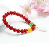 Magnolia Chalcedony & Natural Red Agate Bracelet MN2051612