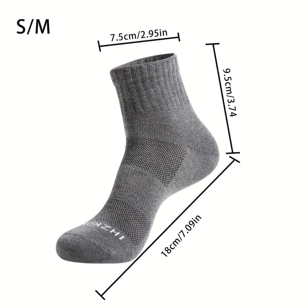 high quality12/20 Pairs Unisex Breathable Mesh Running Socks - Moisture-Wicking, Odor-Resistant Athletic Ankle Socks for All Seasons,