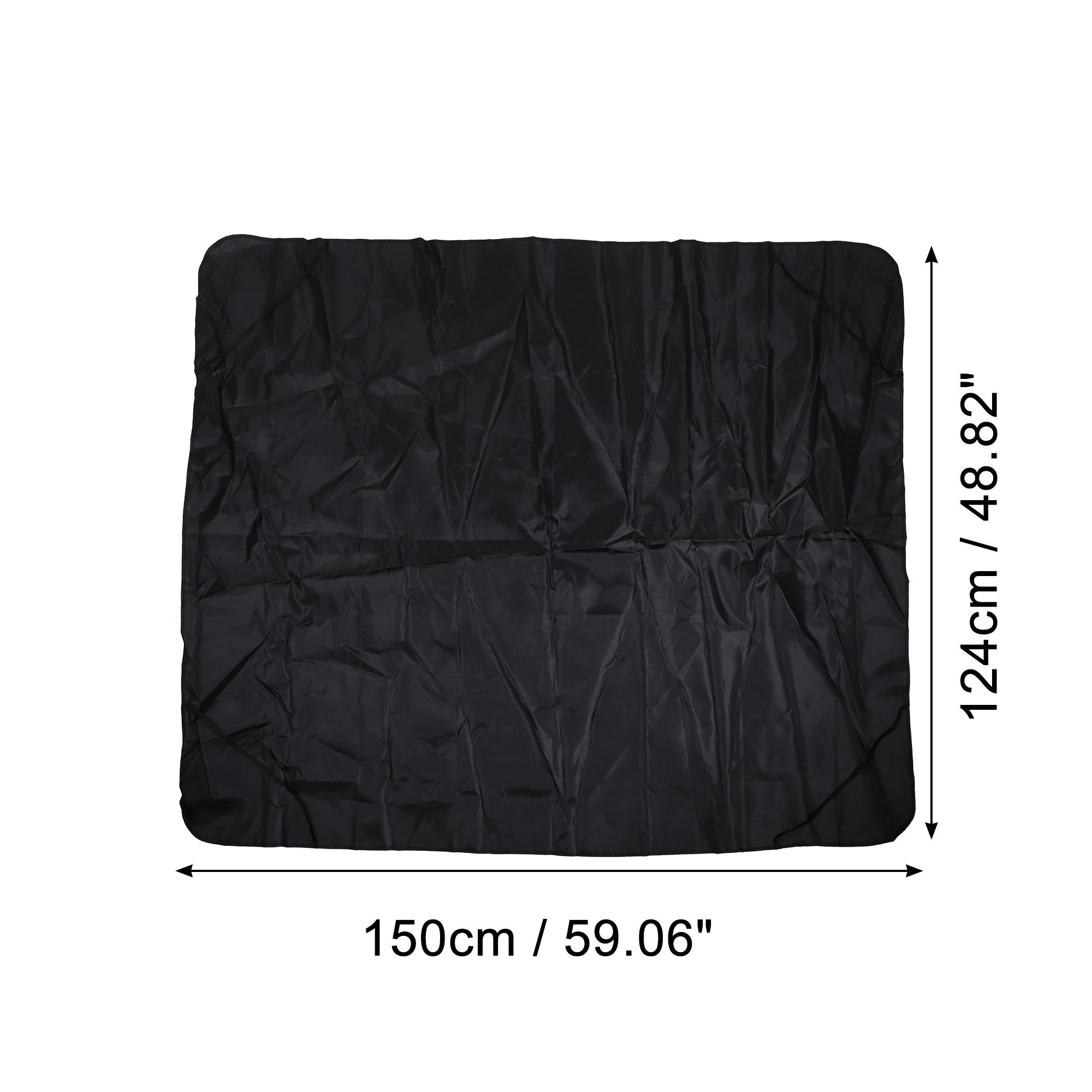 UXCELL Universal Car Back Seat Cover Pet Waterproof Non-slip Protector Pad Oxford Cloth Black 1 Pc