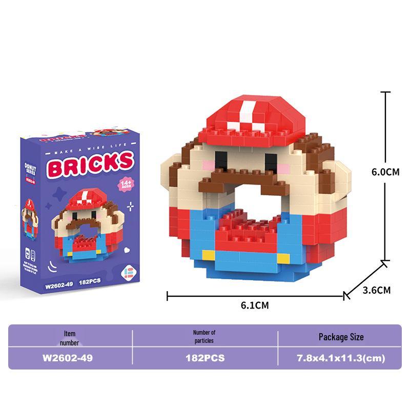Santa Claus Micro Bricks Educational Toy - Compatible with LEGO, Building Blocks for Kids