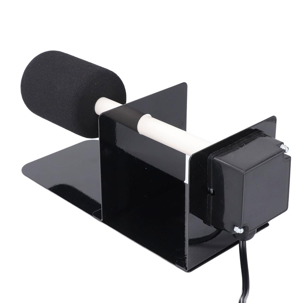 Single Shaft Cup Turner with Stand and 2 Sponges Metal Structure Cup Rotating Machine Kit for DIY Epoxy Crafts EU Plug
