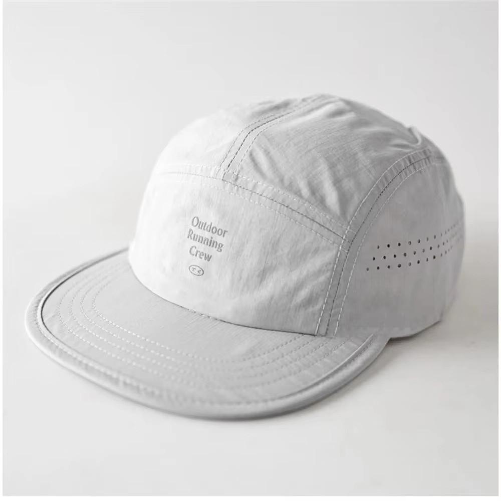 Mesh Flat-brim Sports Cap Breathable Sun Hat Unisex Running Cap  Casual