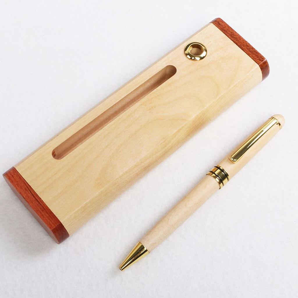 Exquisite Wooden Pen Swirl Design Promotional Gift Box Set for Business & University Awards China