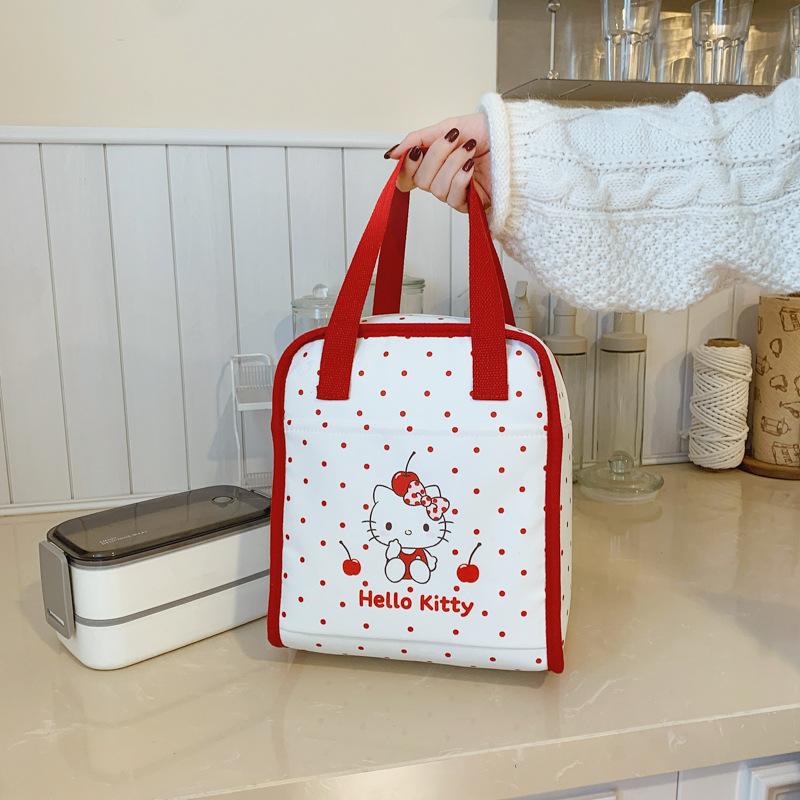 

Cute thermal insulation bento bag portable lunch box student commuting braised cup bag water cup bag female