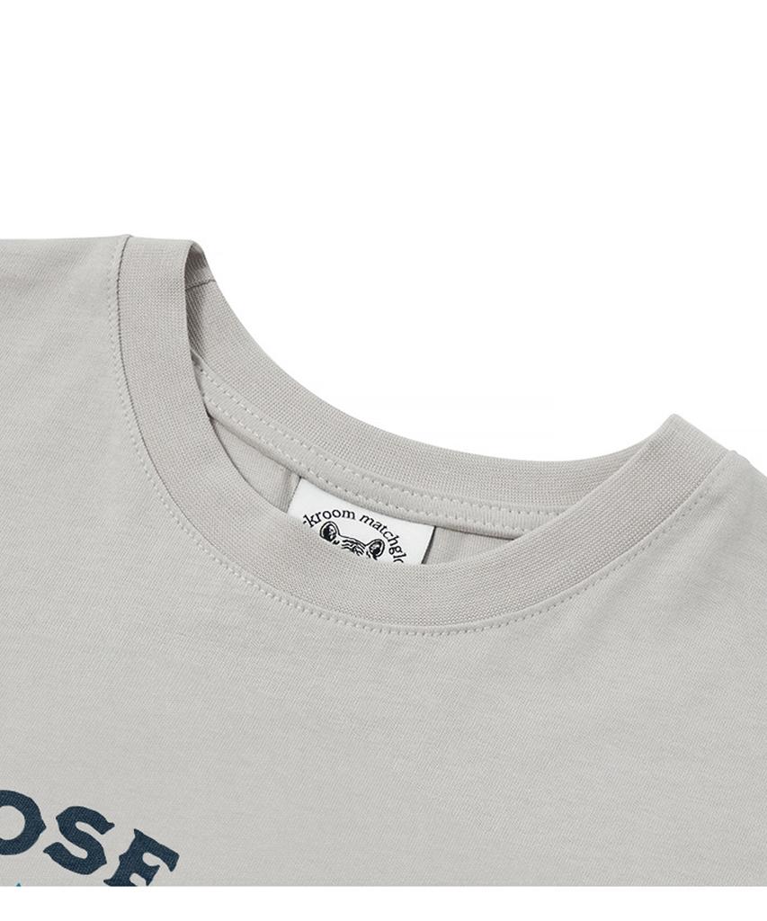 MATCHGLOBE Rose Circle Crop Top (Beige)