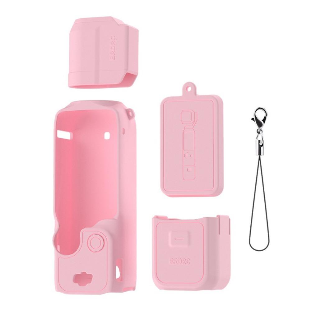 

Силіконовий захисний чохол для камери М який чохол Кришка об єктива Новий чохол для камери-підвісу для DJI Osmo Pocket 3 рожевий