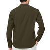 Men's Casual Loose Stand,up Collar Sweatshirt, Men's ,color Long,sleeved Cotton And Linen Shirt Top