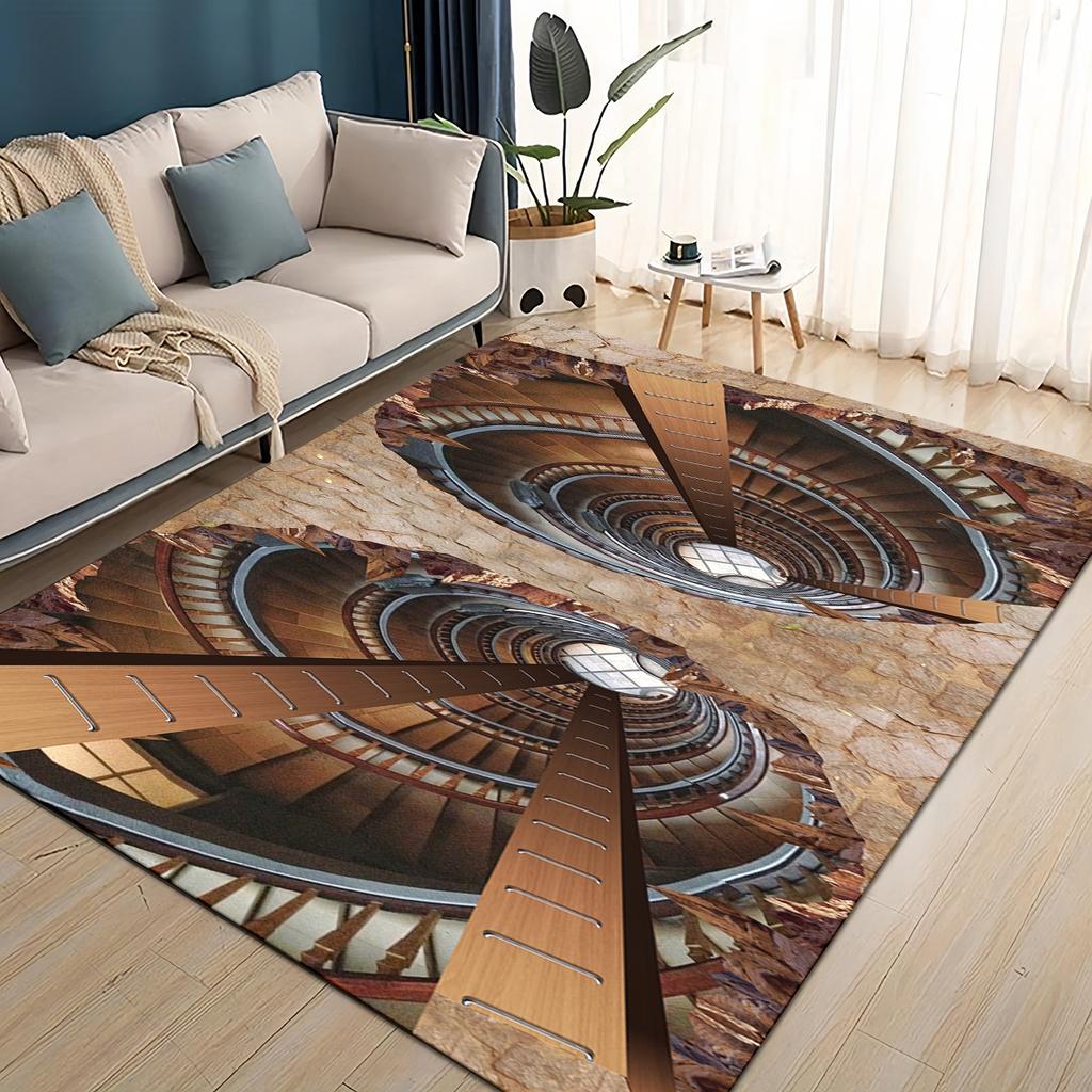 27 Style 3D Illusion Pattern Hallucination Underwater Dino Carpet Rug for Living Room Bedroom Home Sofa,kids Non-slip Floor Mat