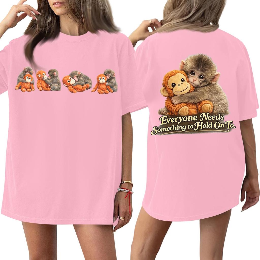 Women's Round Neck Printed Short-sleeved T-shirt Top