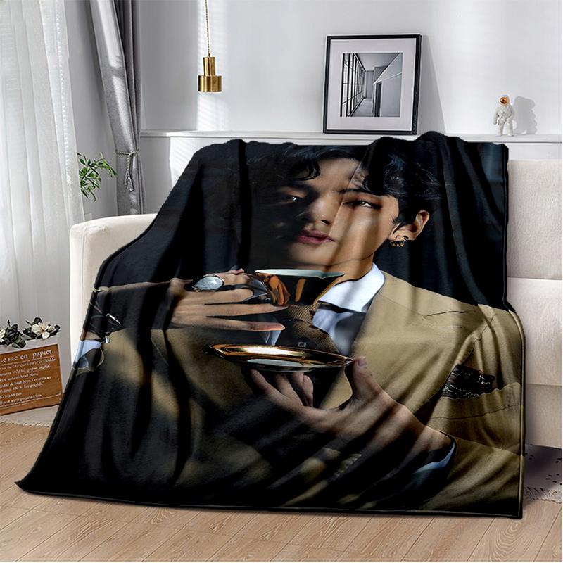 29 Style New Kpop Kim Tae Hyung V Min Yoon Gi,SUGA,Agust D Blanket,Soft Throw Blanket for Home Bedroom Bed Sofa Travel Cover Kid
