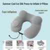 Tragbares aufblasbares Nackenkissen für Büro, Zuhause, Reisen und Auto