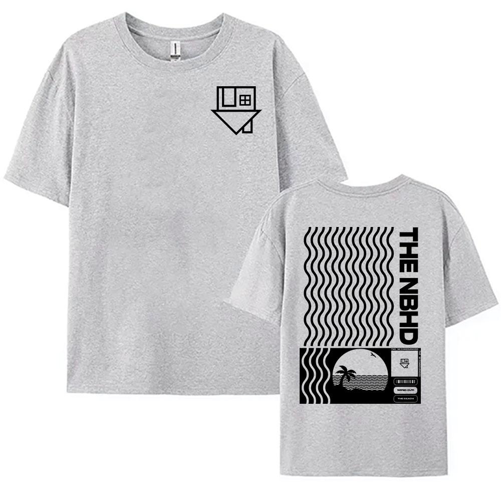Wiped Out Album Tlačené Tričká The Neighbourhood NBHD Kapela Tričko Bavlna Vysoká Kvalita Letné Tričko Dámske Pánske Oblečenie Tee