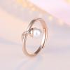 Lindon Copper Alloy Ring Ladies Jewelry Wedding Promise Party Gift