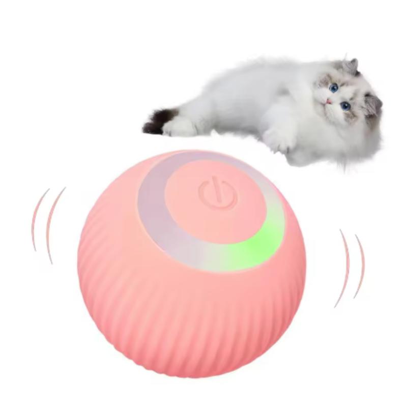 Automatic Rolling Ball Smart Cat Toy Electric Interactive Self-Moving Ball for Cats Training And Indoor Play Kitten Toy