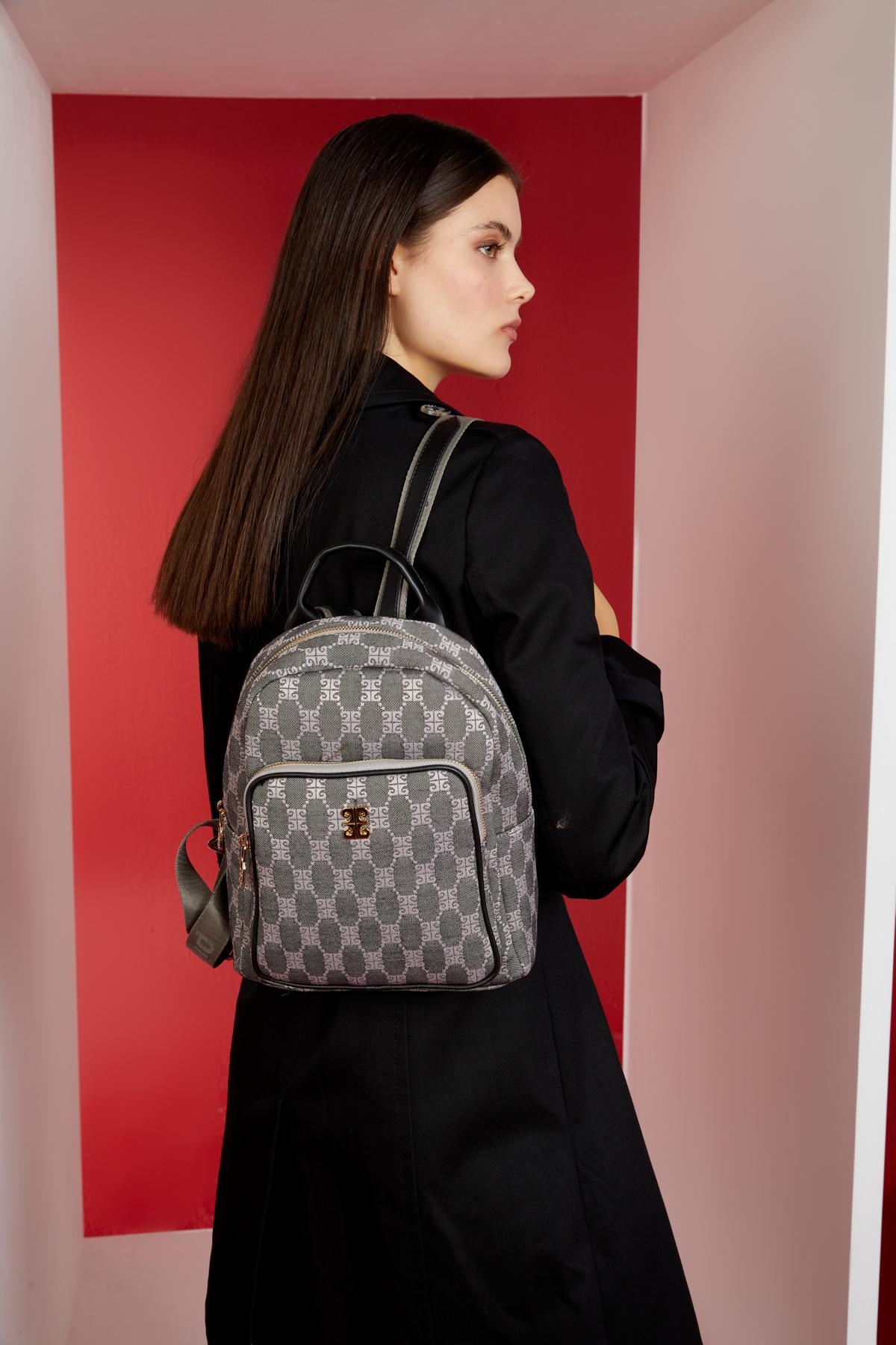 

Original Pierre Cardin Gray Luxury Backpack Gray Women s Backpack