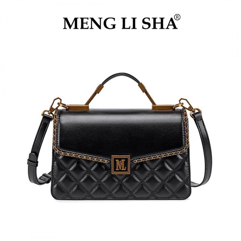 

Small Design Diamond-checked Shoulder Bag Simple All-matching Cross-section Square Commuting Large-capacity Portable Female чёрный