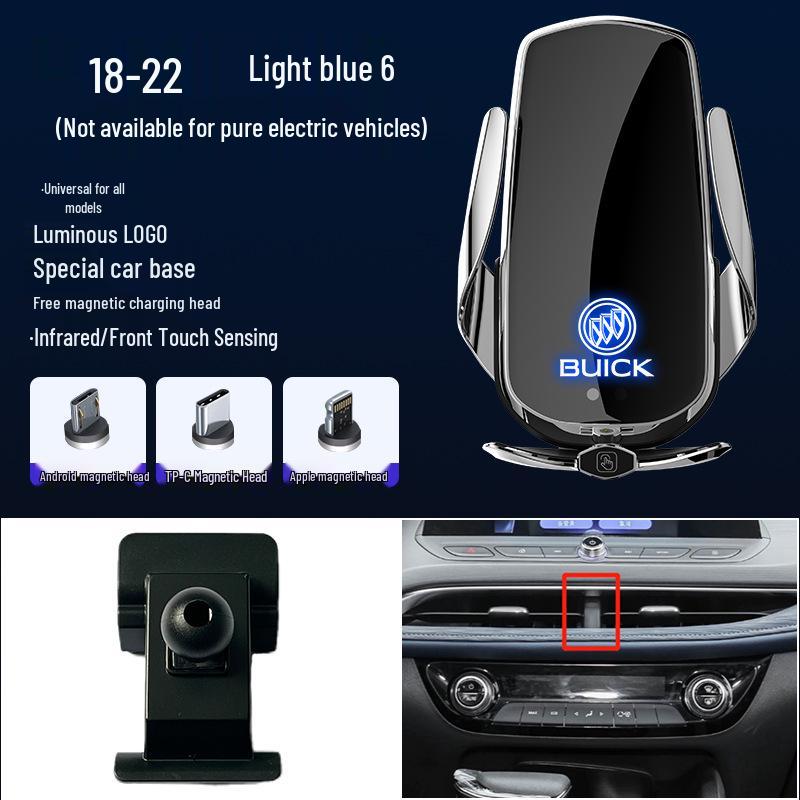 Magnetyczny Bezprzewodowy Szybki Ładowarka Uchwyt na Telefon Samochodowy do Buick GL8/Excelle/Regal/Verano/Envision