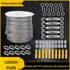 Stainless Steel Wire Rope Suspension Kit for Industrial Traction & Lifting