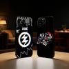 Z-ZOE B-Band Phone Case For iPhone17,16,15,14,13,12 Plus,Max Soft Silicone Black Cover