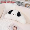 Cartoon Animal Plush Pillow With Embroidered Design For Relaxing Home Decor