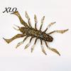 Saltwater Fishing Gear 8Pcs 6cm/2.8g Bionic Insect Soft Bait, Slow Sinking Floating Artificial Lure, Realistic Lures Swim Bait for Freshwater